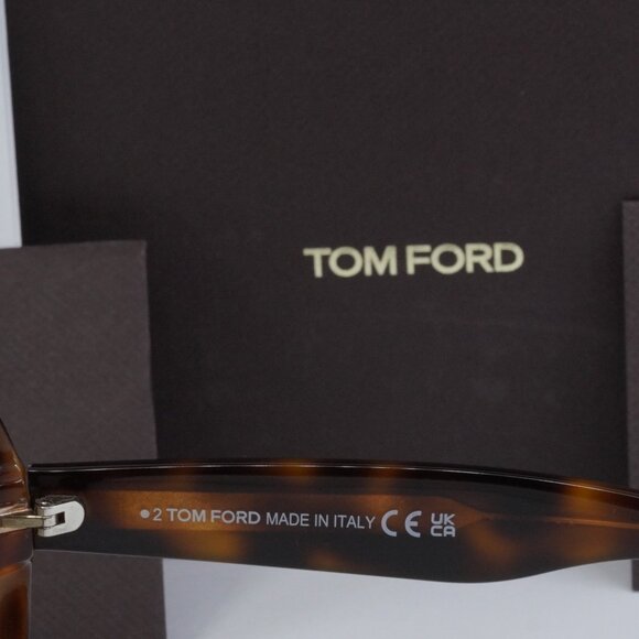 Tom Ford Georgia-02 FT1011 52B Round Sunglasses - Havana/Brown main image 4